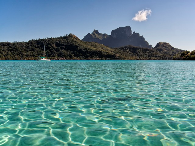Beautiful Bora Bora in French Polynesia